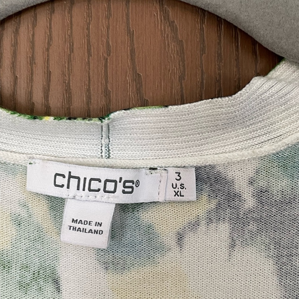 Chico's cardigan multicolor in Chico's 3, standard size XL - Picture 2 of 4